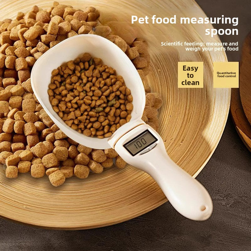 Digital Pet Food Weighing Spoon | Precision Portion Control Scoop
