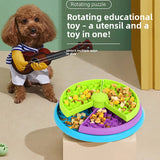 Slow Feeder Pet Bowl | Tri-Colour Puzzle Dish for Dogs & Cats