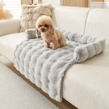 Plush Pet Warming Mat | Rabbit Velvet Blanket for Cats & Dogs