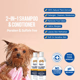 Haustier Shampoo & Waschlotion | Milde feuchtigkeitsspendende Waschlotion für Hunde & Katzen