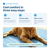 How to use the pet cooling mat in three easy steps