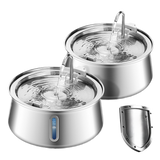 4L Stainless Steel Pet Water Fountain | Electric | 4 Designs