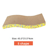 Cat Scratching Board | Replaceable Cardboard Scratcher Pad