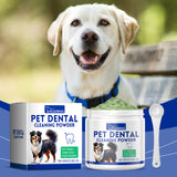 Polvo de limpieza dental para mascotas | Cuidado dental y de encías para perros y gatos