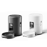 Smart Pet Feeder 2L | Auto & Button Keypad | Black & White
