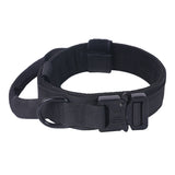 Collar de nailon táctico ajustable para perros | Collar de entrenamiento resistente para perros grandes