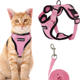 Cat Harness & Leash Set | Escape-Proof Reflective Vest