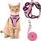Cat Harness & Leash Set | Escape-Proof Reflective Vest
