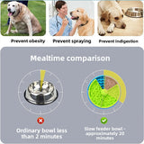 Slow Feeder Pet Bowl | Tri-Colour Puzzle Dish for Dogs & Cats