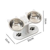 Elevated Pet Bowl Feeding Station | Wooden Single to Triple