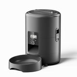 Smart Pet Feeder 2L | Auto & Button Keypad | Black & White
