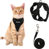 Cat Harness & Leash Set | Escape-Proof Reflective Vest