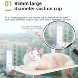 Cama Colgante para Gatos | Hamaca con Ventosa para Gatos y Gatitos