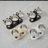 Elevated Pet Bowl Feeding Station | Wooden Single to Triple