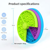 Slow Feeder Pet Bowl | Tri-Colour Puzzle Dish for Dogs & Cats