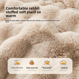 Plush Pet Warming Mat | Rabbit Velvet Blanket for Cats & Dogs
