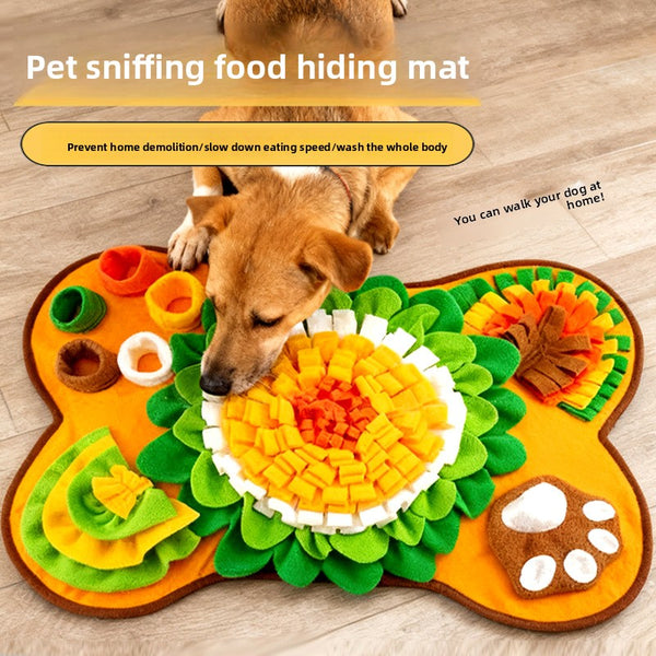 Dog Snuffle Mat | Slow Feeding Nose Work Pad for Mental Stimulation
