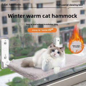 Cama Colgante para Gatos | Hamaca con Ventosa para Gatos y Gatitos