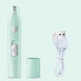 Electric Pet Nail Grinder | Quiet LED File for Dogs & Cats