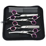 Pet Grooming Scissors Set | Stainless Steel Trimming Kit
