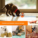 Langsamer Futterspender Snackball für Hunde | Regulierbare Futterausgabe