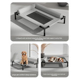 Cama Reforzada Lavable para Perros con Funda Removible | En forma de L y de tres lados — M/L