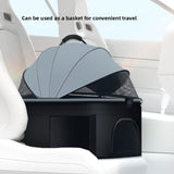 Foldable Pet Stroller | 3-Wheel with Detachable Carrier