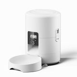 Smart Pet Feeder 2L | Auto & Button Keypad | Black & White