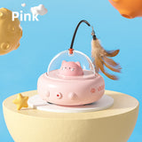 Automatic Rotating Cat Toy | Feather Wand for Indoor Cats