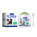 Polvo de limpieza dental para mascotas | Cuidado dental y de encías para perros y gatos