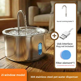 Fuente de Agua Automática Circulante para Mascotas | Dispensador de Acero Inoxidable para Perros y Gatos
