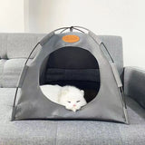 Foldable Pet Tent House | Pop-Up Indoor & Outdoor Den