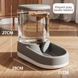 Gravity Pet Dispenser | Auto Water & Food Refill Station