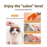 Electric Spray Grooming Comb | Detangling Mist Brush for Pets