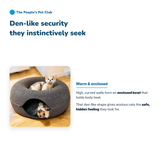 Cat Cave Nest Bed — how it works