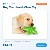 Dog Toothbrush Chew Toy