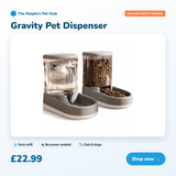 Gravity Pet Dispenser