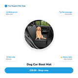 Dog Car Boot Mat