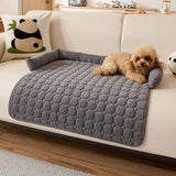 Plush Pet Warming Mat | Rabbit Velvet Blanket for Cats & Dogs