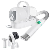 7-in-1 Pet Grooming Vacuum Kit | Dog & Cat Hair Trimmer with Suction