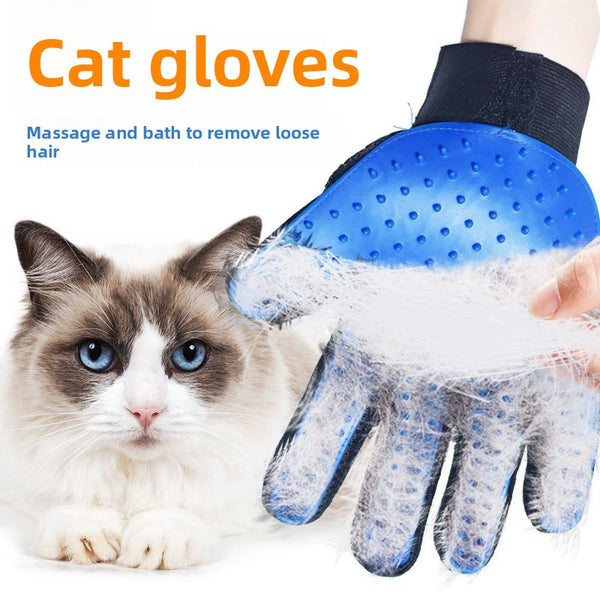 Pet Grooming Gloves | Deshedding & Massage Mitt for Dogs & Cats