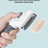 Pet Dematting Comb | Wide-Tooth Detangler for Dogs & Cats