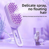Electric Spray Grooming Comb | Detangling Mist Brush for Pets