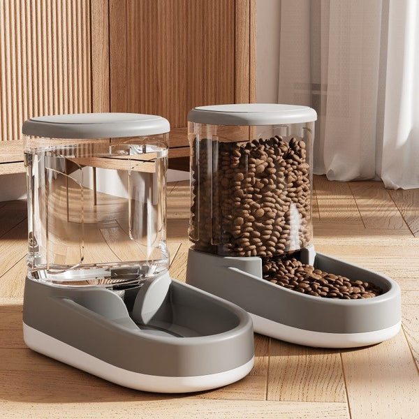 Gravity Pet Dispenser | Auto Water & Food Refill Station