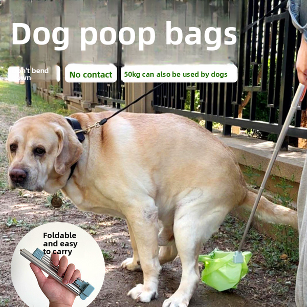 Dog Poop Bag Dispenser | Scented Bags & Hands-Free Picker