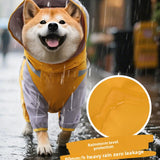 Dog Four-Leg Raincoat | Waterproof Full-Body Rain Jacket for Dogs