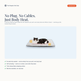 Self-Heating Plush Pet Mat - benefit overview