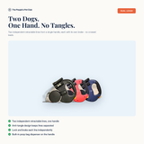 Retractable Dual Dog Leash - hero
