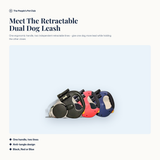Retractable Dual Dog Leash - meet