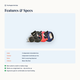 Retractable Dual Dog Leash - features